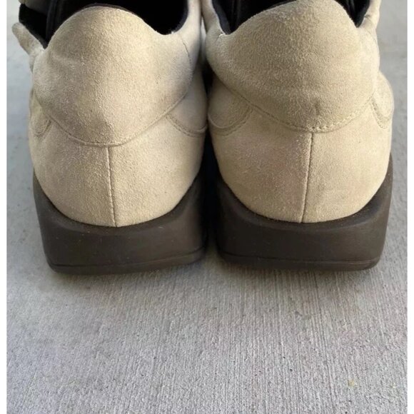 Gucci Beige Brown Suede Horsebit Slip Ons Men's Sz 8 US Shoes Made in Italy - Picture 7 of 15